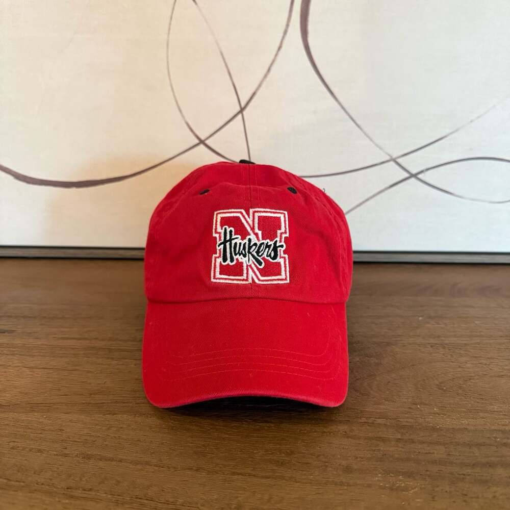 Nebraska Huskers Red Captivating Headgear Adjustable Dad Hat